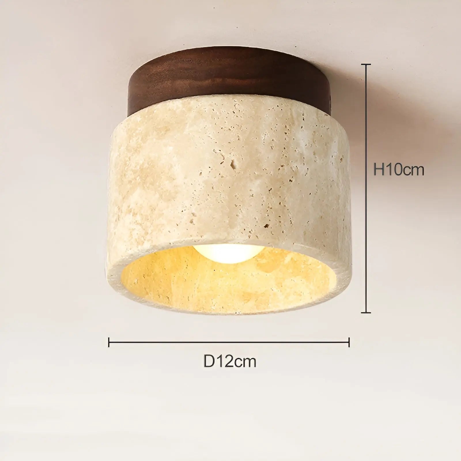 Deckenleuchte mit LED ruhiges Lichtbild minimalistisch