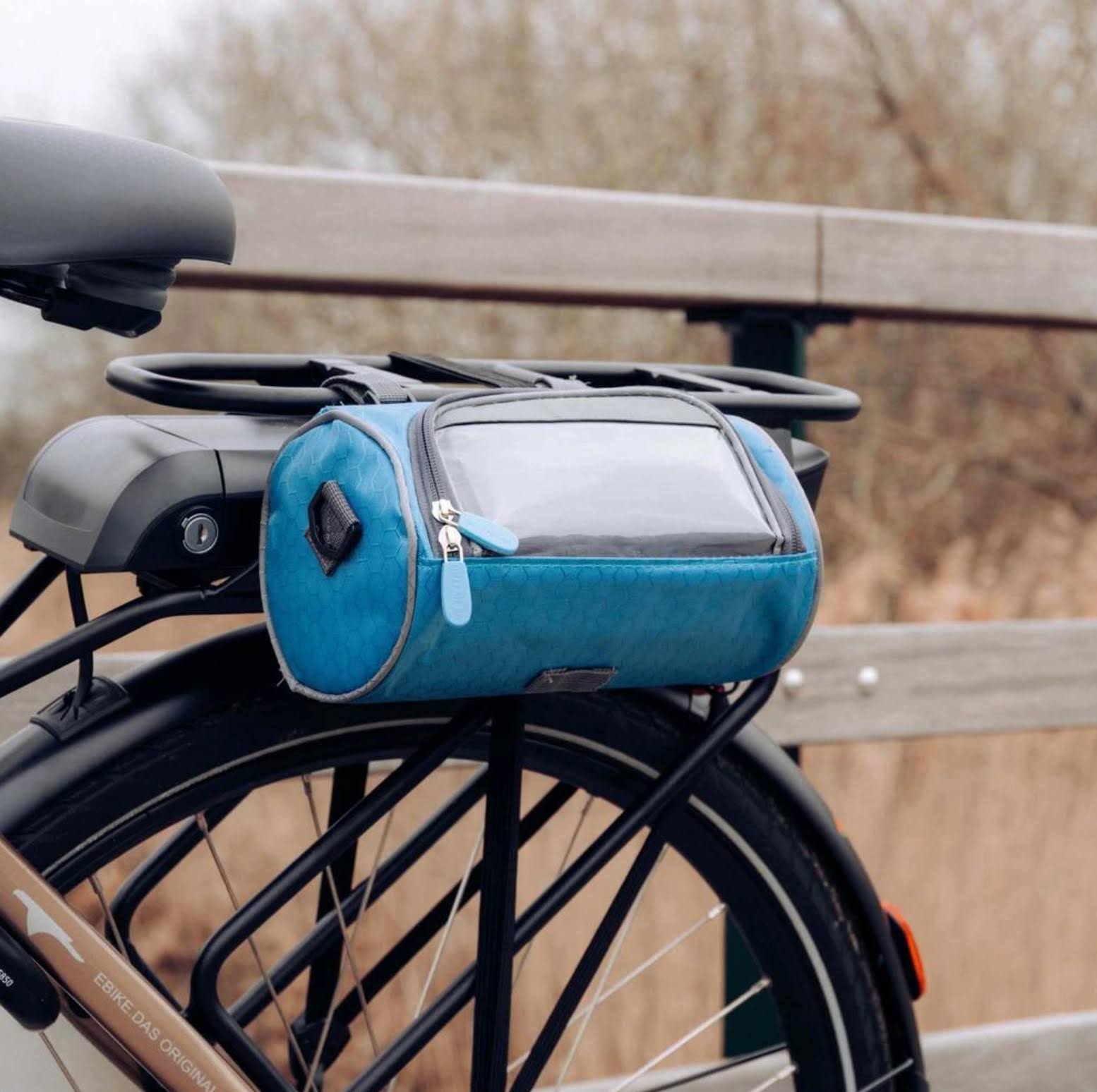 Torba rowerowa BikePocket wodoodporna z oknem na telefon i ekranem dotykowym