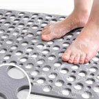 SafeStep Rutschfeste Duschmatte mit Saugnäpfen und Wasserablauf