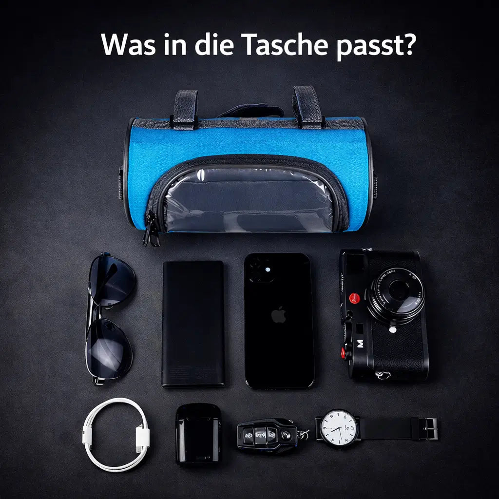 RideMate Fahrrad Lenkertasche – Rahmentasche mit Handyfach