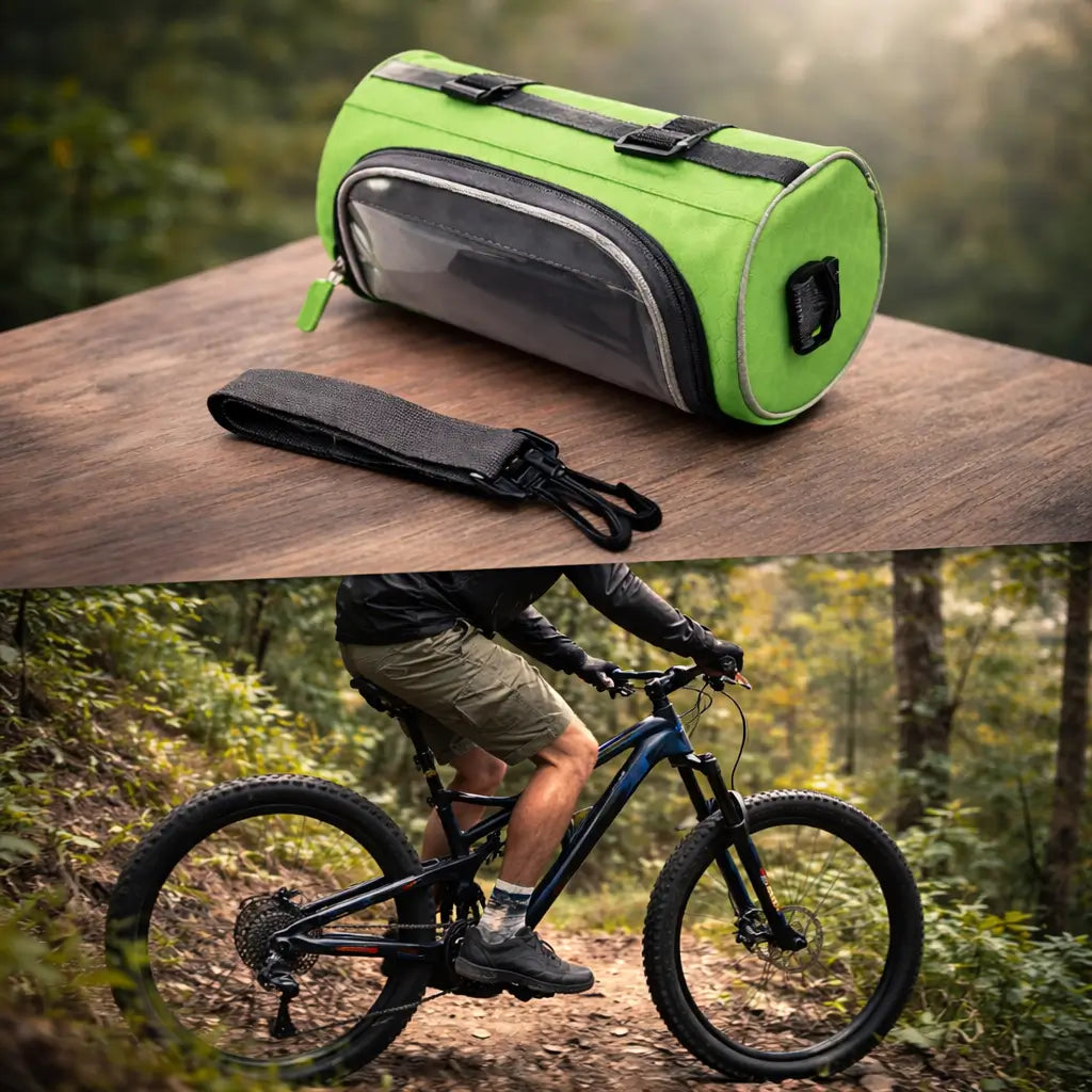 Fahrrad Lenkertasche Mit Touchscreen Fach Wassergeschützt