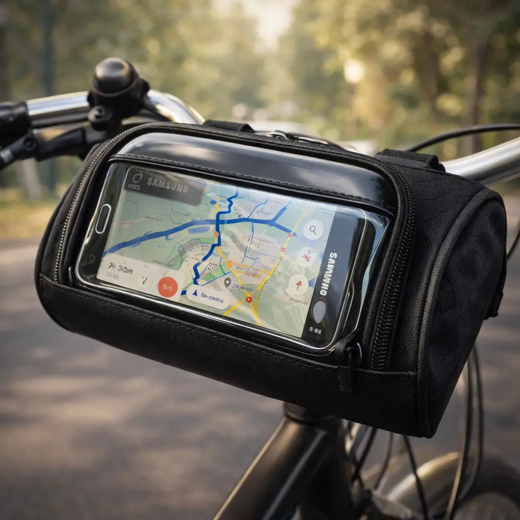 Fahrrad Lenkertasche Mit Touchscreen Fach Wassergeschützt
