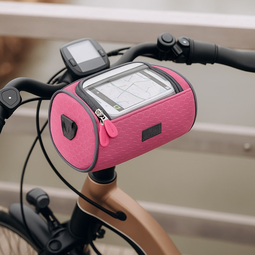 RideMate Fahrrad Lenkertasche – Rahmentasche mit Handyfach