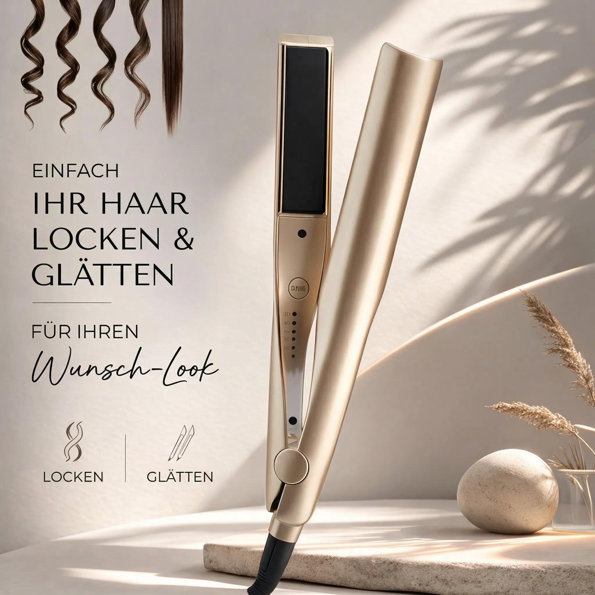 StyleFusion Haarstyler – 2-w-1 prostownica i lokówka
