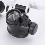 ZoomVision LED Lupenbrille mit Wechselobjektiven