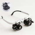 ZoomVision LED Lupenbrille mit Wechselobjektiven