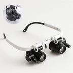 ZoomVision LED Lupenbrille mit Wechselobjektiven