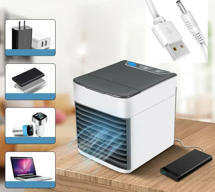 KlimaMini Luftkühler Tragbar 3in1 Ventilator USB