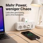PowerGrid Mehrfachsteckdose mit USB und USB-C
