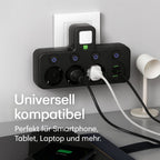 PowerGrid Mehrfachsteckdose mit USB und USB-C