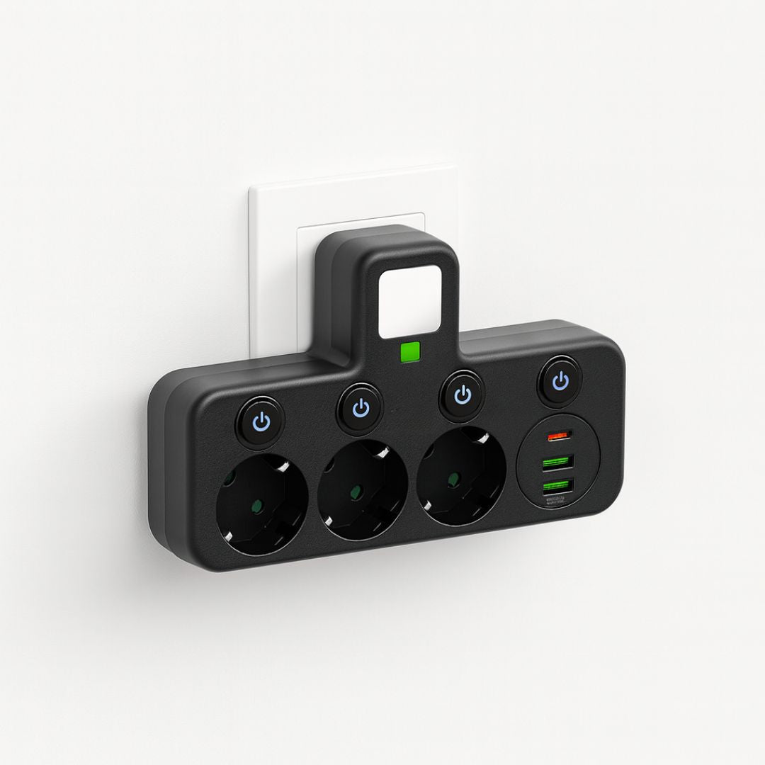 PowerGrid Mehrfachsteckdose mit USB und USB-C