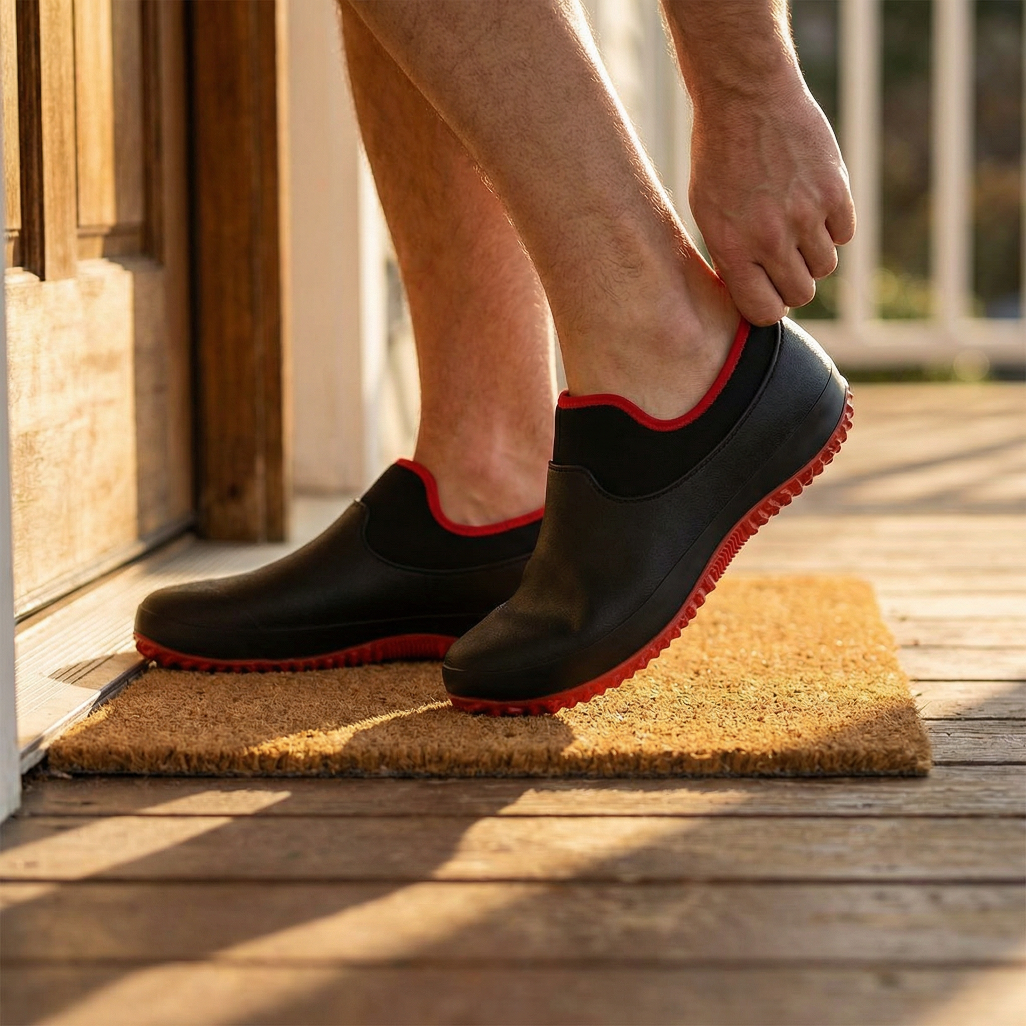 DryStep Herren Arbeitsschuhe Wasserdicht mit Rutschfester Sohle