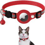 Reflektierendes Katzenhalsband mit Trackerhalter