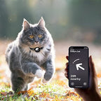 Reflektierendes Katzenhalsband mit Trackerhalter