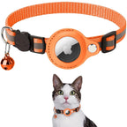 Reflektierendes Katzenhalsband mit Trackerhalter