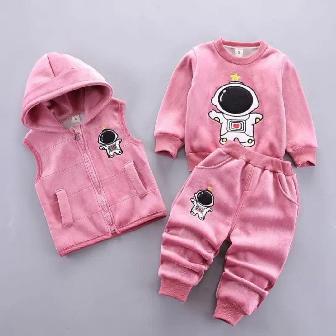 BearBuddy Babyset 3-teilig – Jacke, Weste und Hose