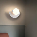 Lampa ścienna Nordexa Halbrunde z metalu z oświetleniem LED