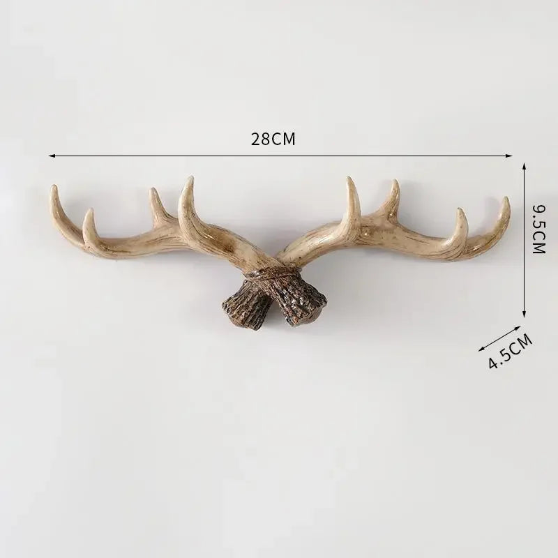Rendivo Wandhaken in Geweih-Form für Flur und Garderobe