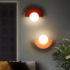 Lampa ścienna Nordexa Halbrunde z metalu z oświetleniem LED