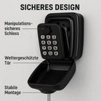 SchlüsselGuard Code-Tresor – Wetterfester Schlüsselsafe für Außen