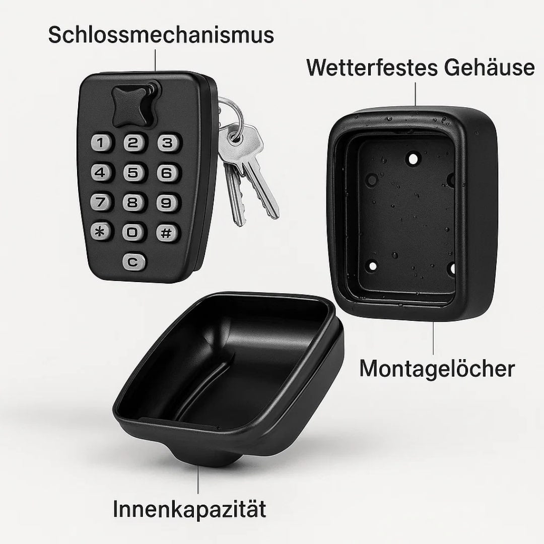 SchlüsselWächter sejf na klucze z kombinacją numeryczną do montażu na ścianie