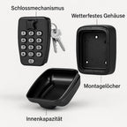 SchlüsselGuard Code-Tresor – Wetterfester Schlüsselsafe für Außen