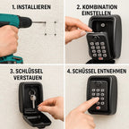 SchlüsselGuard Code-Tresor – Wetterfester Schlüsselsafe für Außen