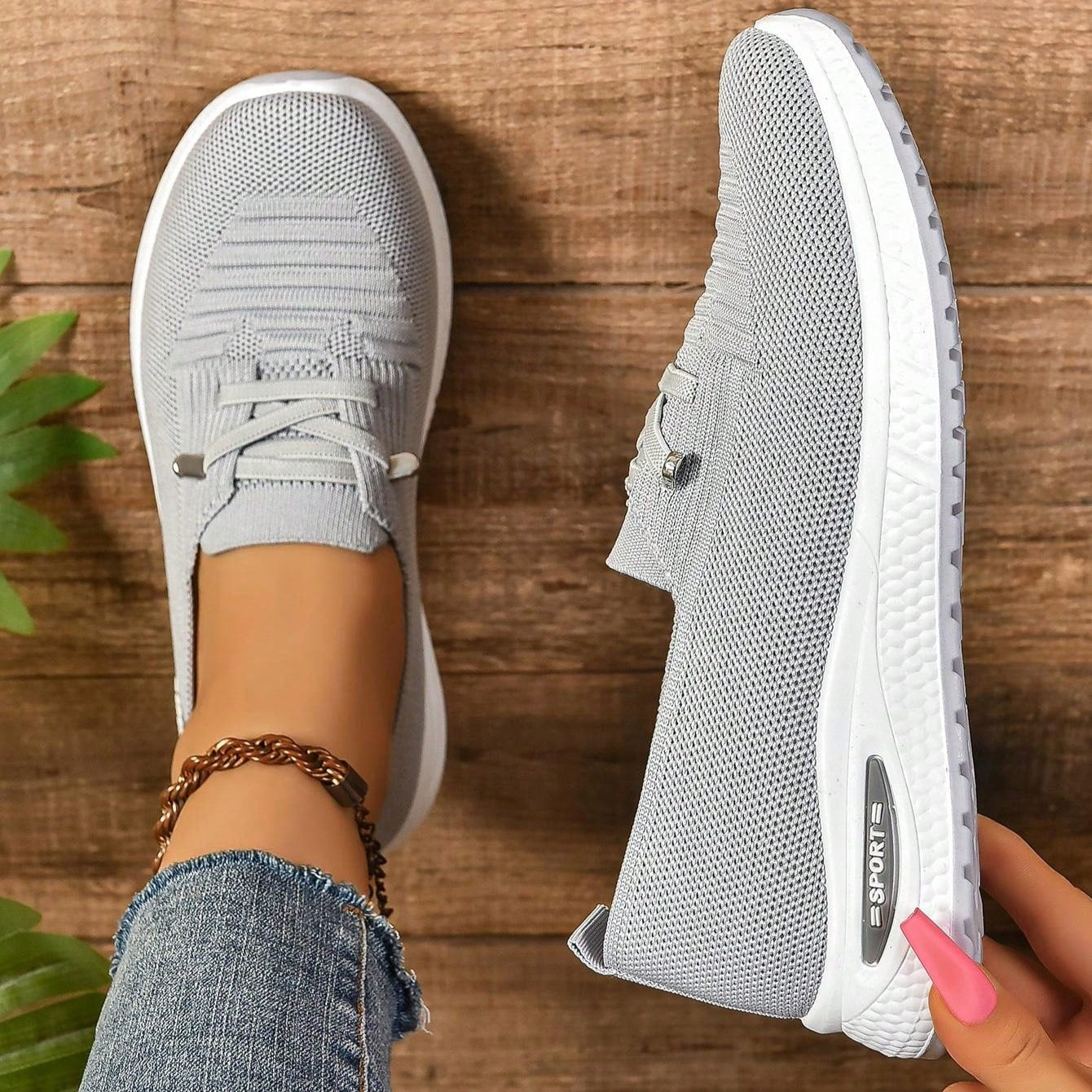 SchrittFrei Luftaustauschende Freizeitschuhe mit Dämpfung