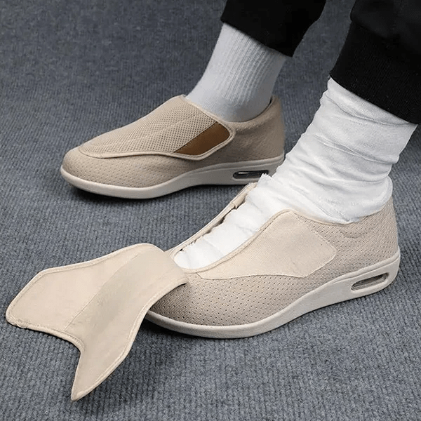 WeitSchritt Memory-Schaum Freizeitschuhe mit breiter Passform