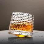 SpinCask obrotowe szklanki do whisky ze szkła kryształowego 300 ml