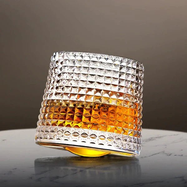 SpinCask Drehbare Whiskygläser aus Kristallglas 300 ml