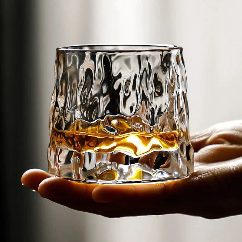 SpinCask Drehbare Whiskygläser aus Kristallglas 300 ml