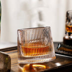 SpinCask obrotowe szklanki do whisky ze szkła kryształowego 300 ml