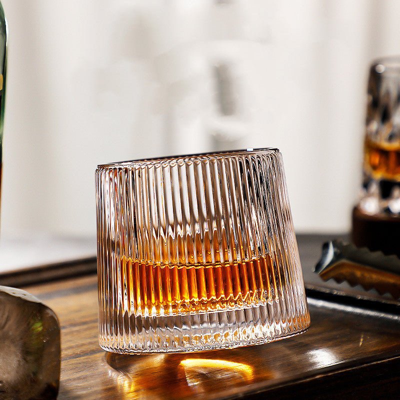 SpinCask Drehbare Whiskygläser aus Kristallglas 300 ml