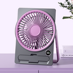BreezeMate Mini USB bordventilator med batteri til kontor & hjem