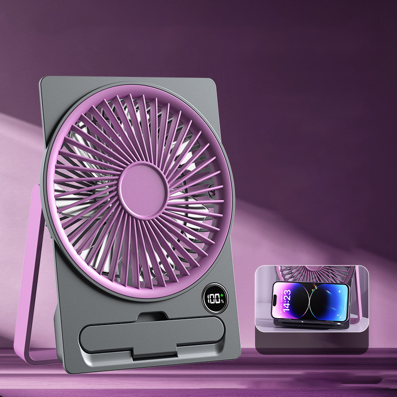 BreezeMate Mini USB bordventilator med batteri til kontor & hjem