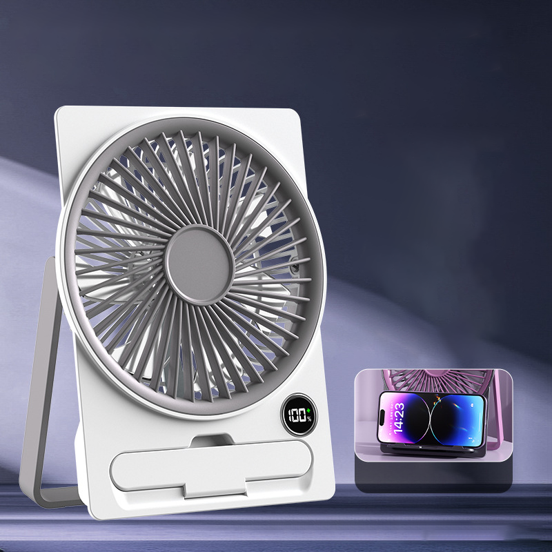 BreezeMate Mini USB bordventilator med batteri til kontor & hjem