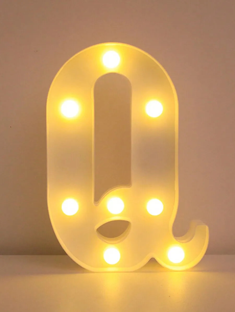 LED Litera Alfabet Lampa Dekoracyjna do Oświetlenia Wnętrz