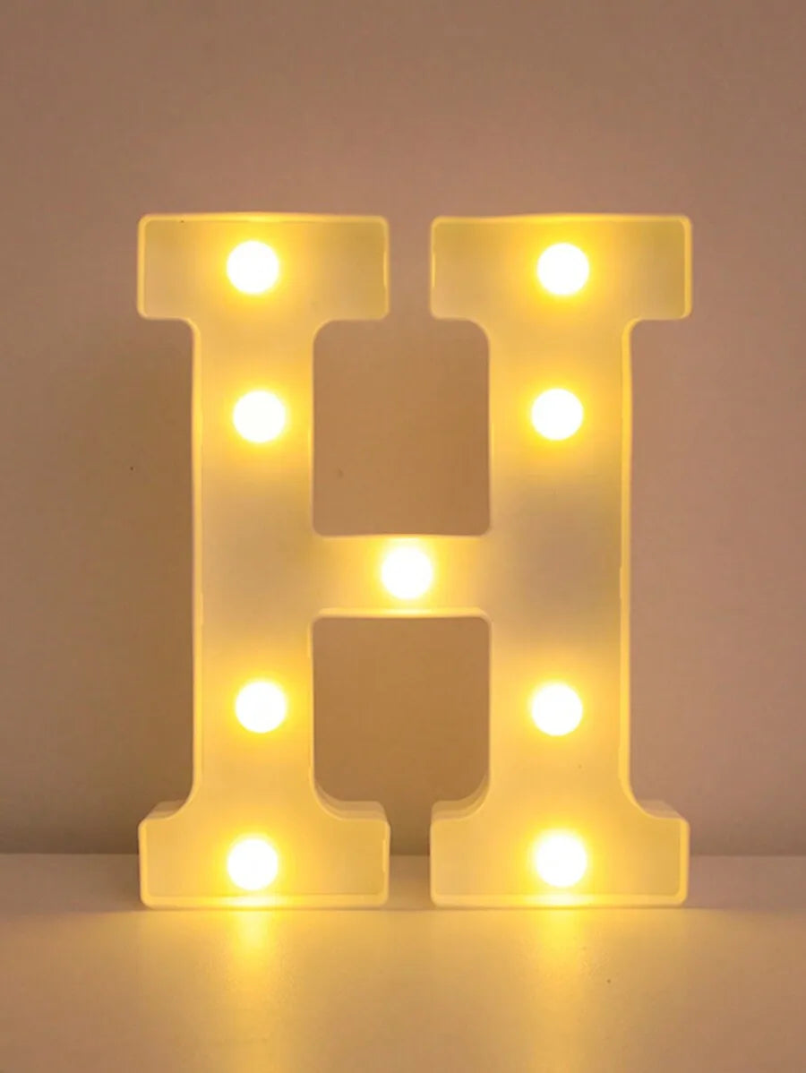 LED Litera Alfabet Lampa Dekoracyjna do Oświetlenia Wnętrz