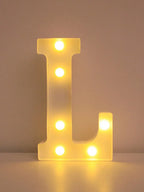 LED Litera Alfabet Lampa Dekoracyjna do Oświetlenia Wnętrz