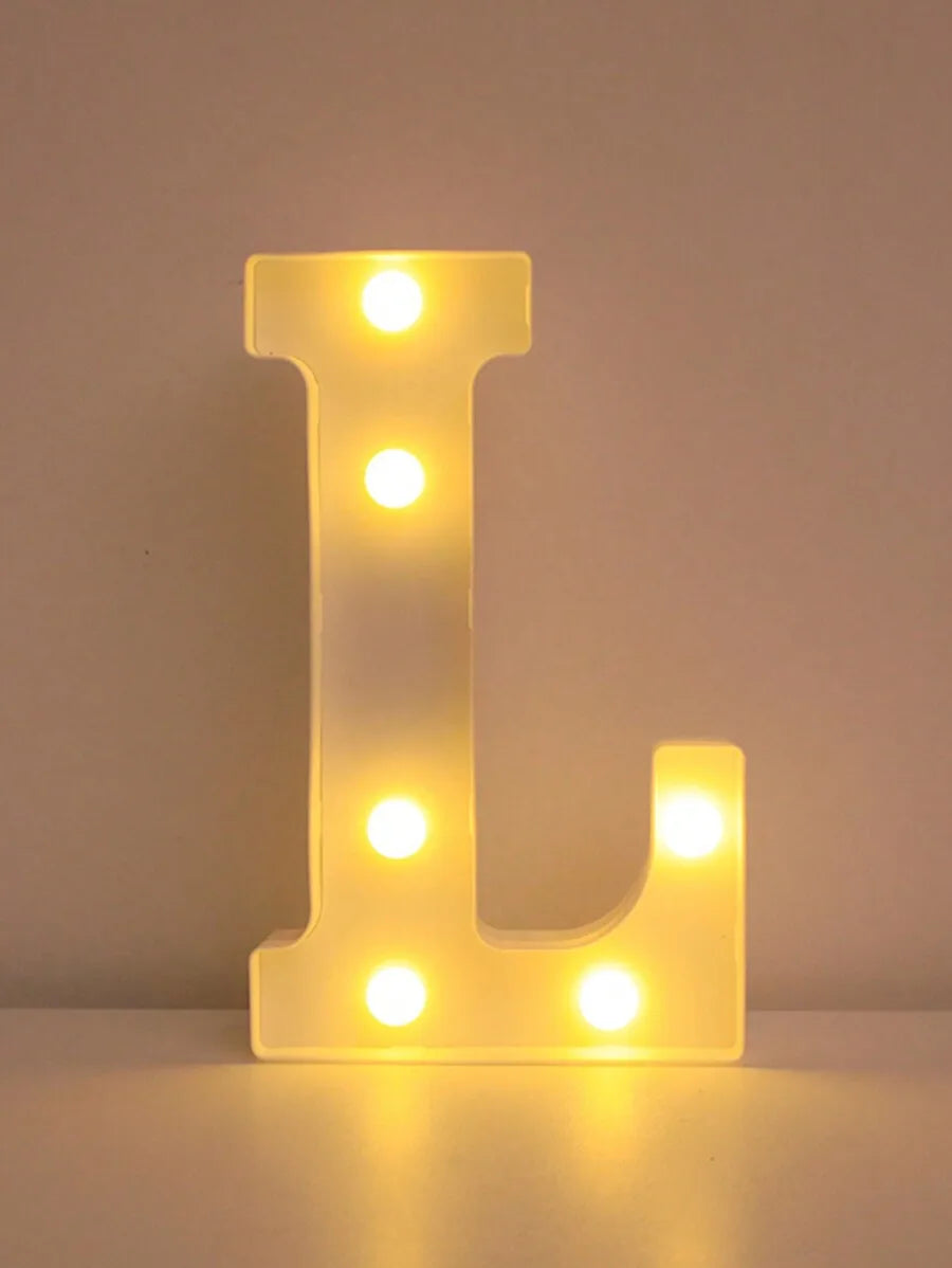 LED Litera Alfabet Lampa Dekoracyjna do Oświetlenia Wnętrz
