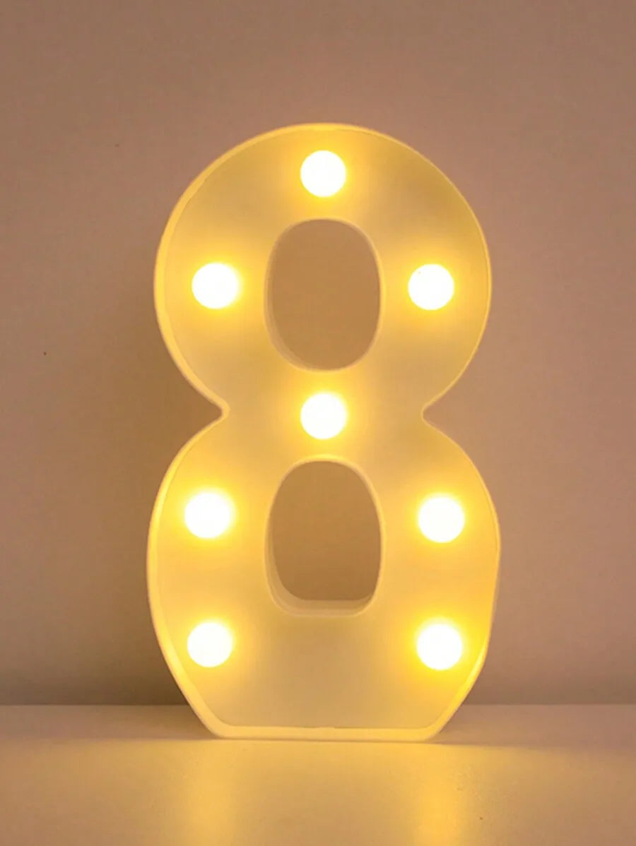 LED Litera Alfabet Lampa Dekoracyjna do Oświetlenia Wnętrz
