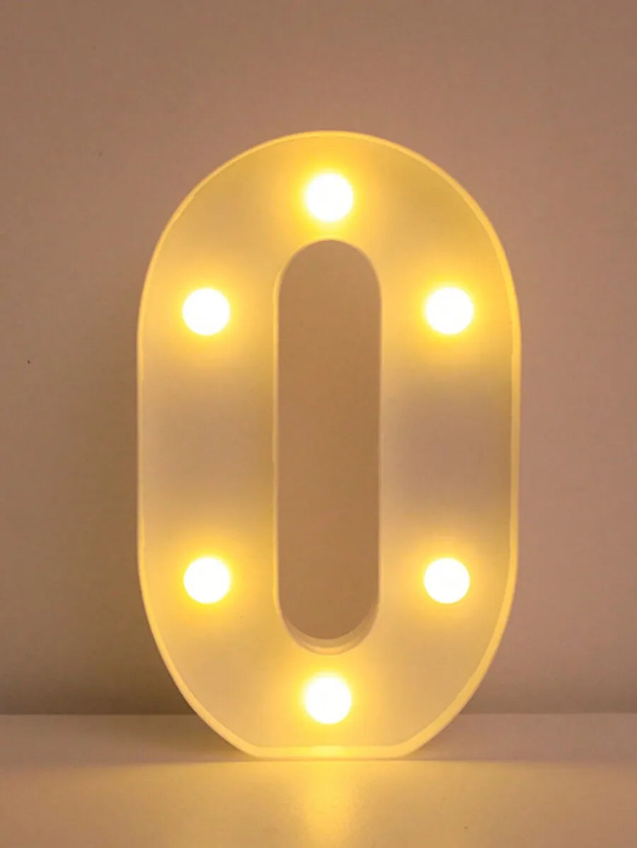 LED Litera Alfabet Lampa Dekoracyjna do Oświetlenia Wnętrz