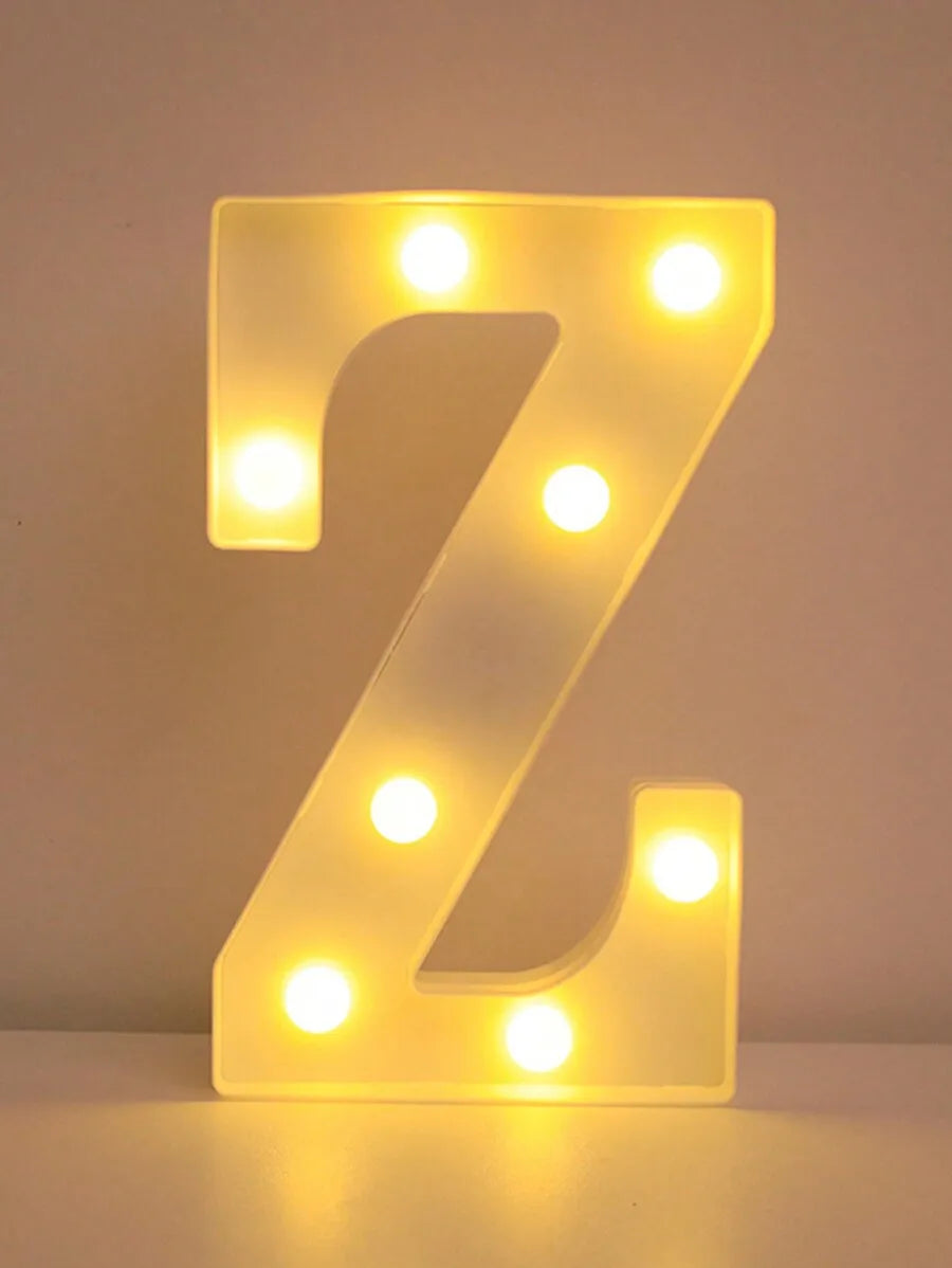 LED Litera Alfabet Lampa Dekoracyjna do Oświetlenia Wnętrz