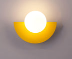 Lampa ścienna Nordexa Halbrunde z metalu z oświetleniem LED