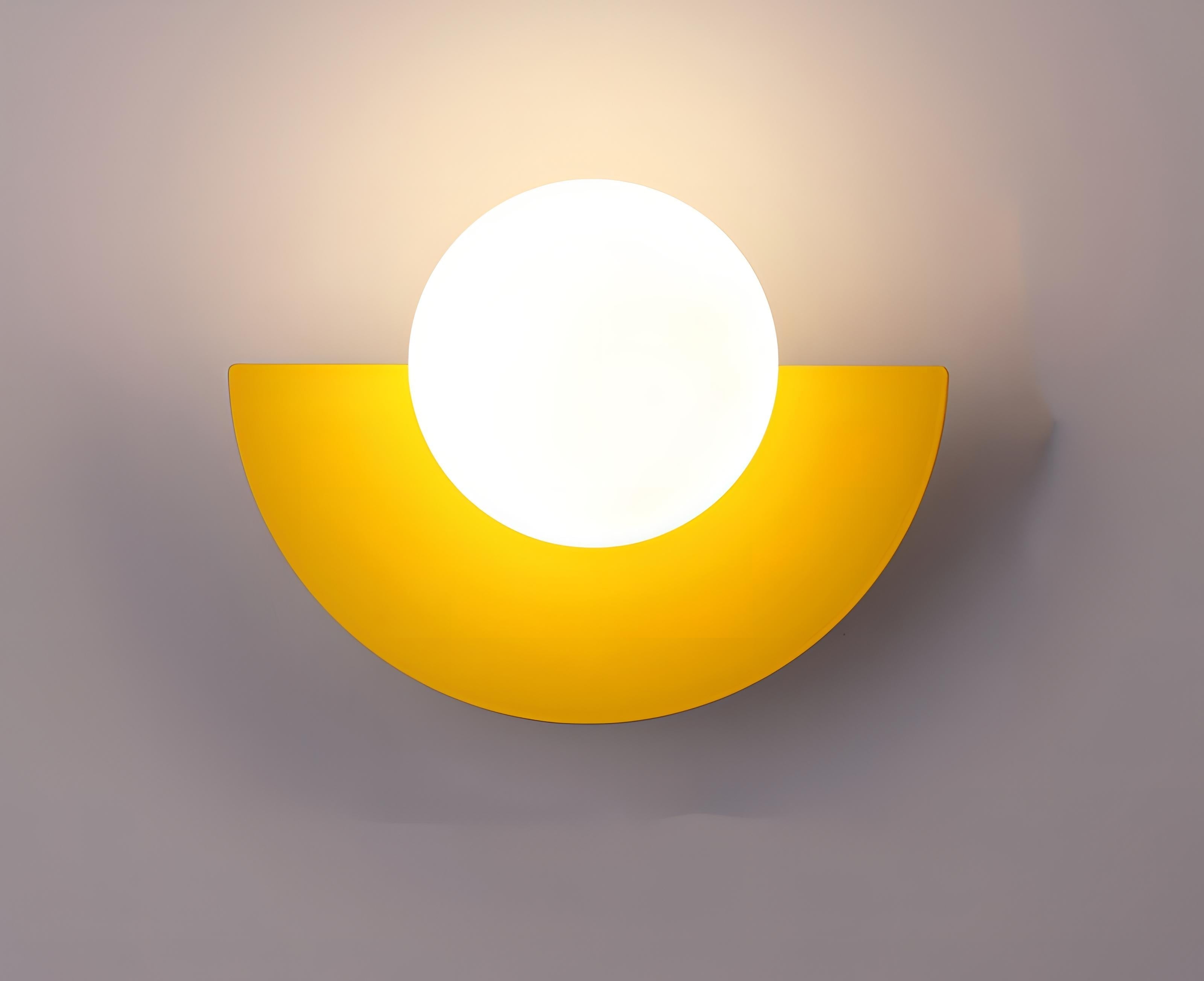 Lampa ścienna Nordexa Halbrunde z metalu z oświetleniem LED