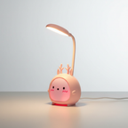 Lampa do czytania KinderLumi USB, nocna lampka w stylu kreskówkowym, przyjazna dla oczu
