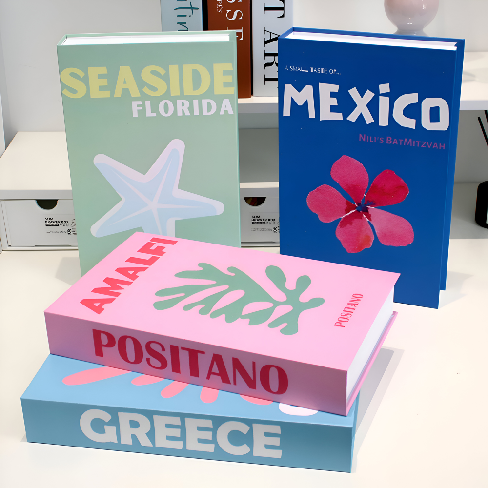 DecoBook Versteckbox Dekoracja Książka z Przechowalnią Nowoczesna Forma