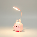 Lampa do czytania KinderLumi USB, nocna lampka w stylu kreskówkowym, przyjazna dla oczu