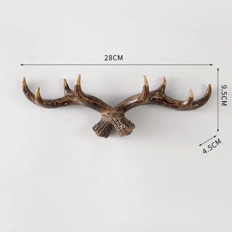 Rendivo Wandhaken in Geweih-Form für Flur und Garderobe